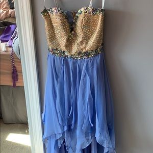 Sherri Hill Strapless Prom Dress